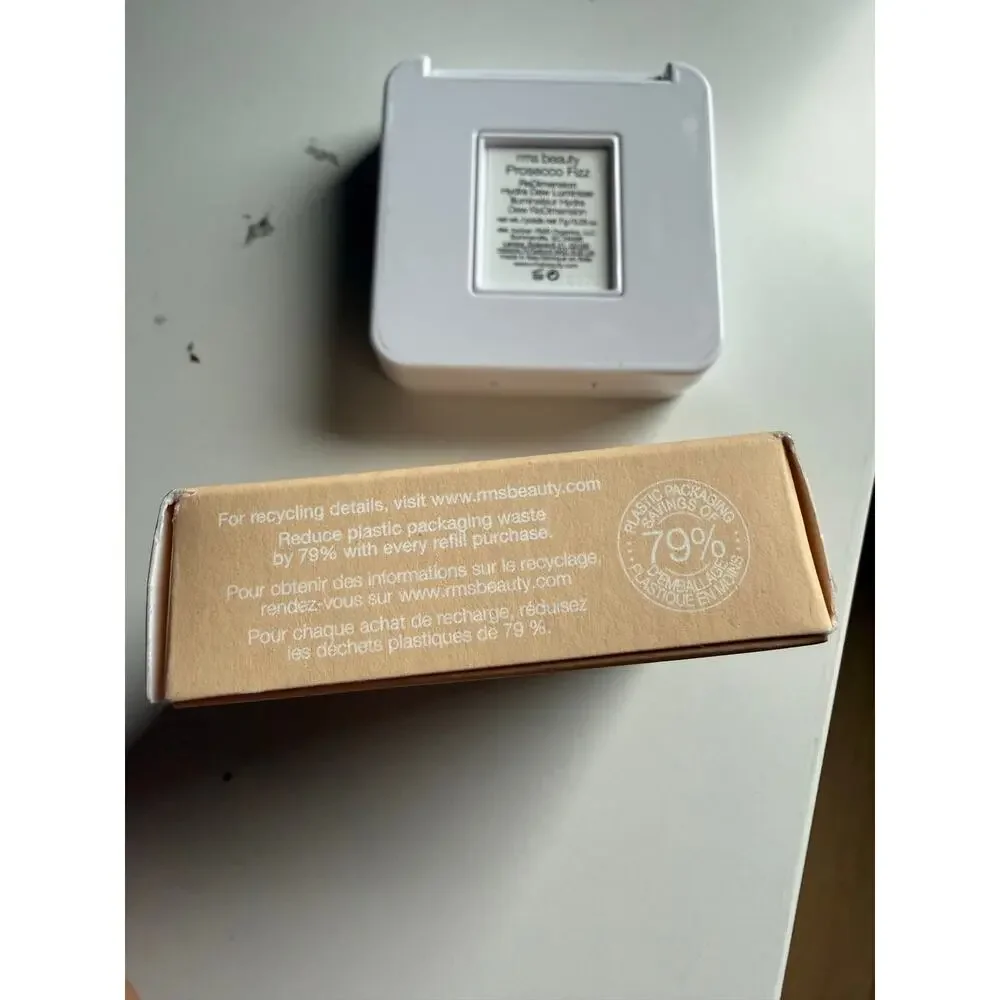 $44 New RMS Beauty Prosecco Fizz Hydra Dew Luminizer Highlighter 7g